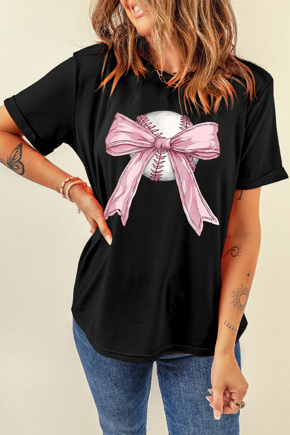Girly Girl Baseball Bow Shirt
