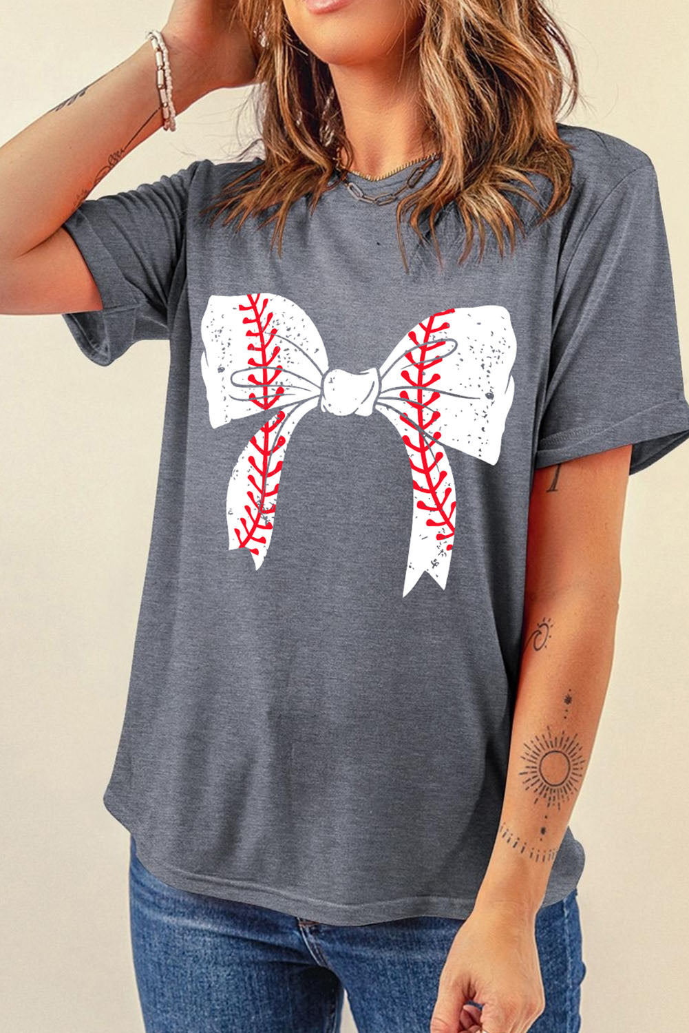 Baseball Babe Bow Shirt