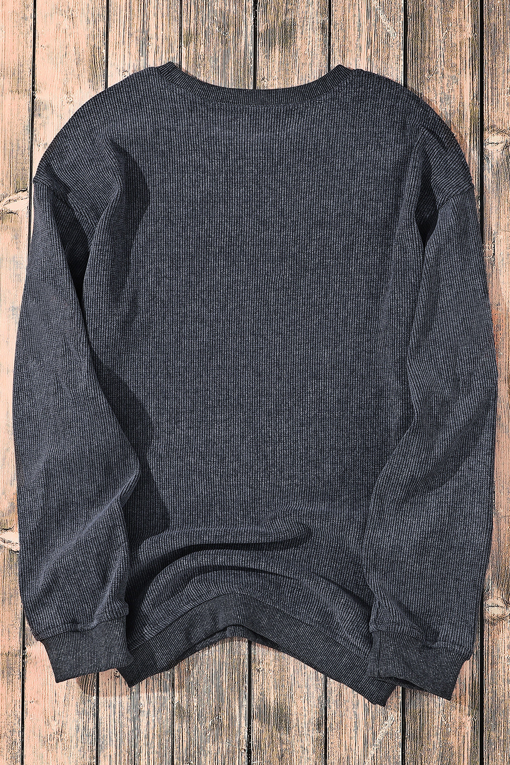 Checkered Game Day Drop Shoulder Sweatshirt