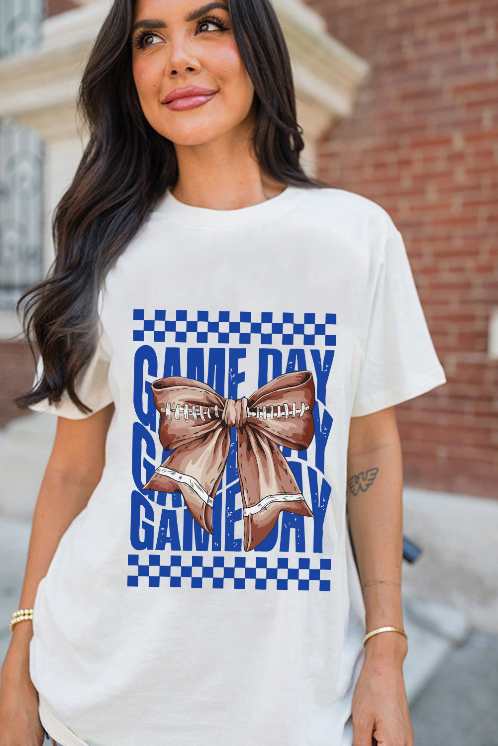 Bowknot GAME DAY Graphic Tee