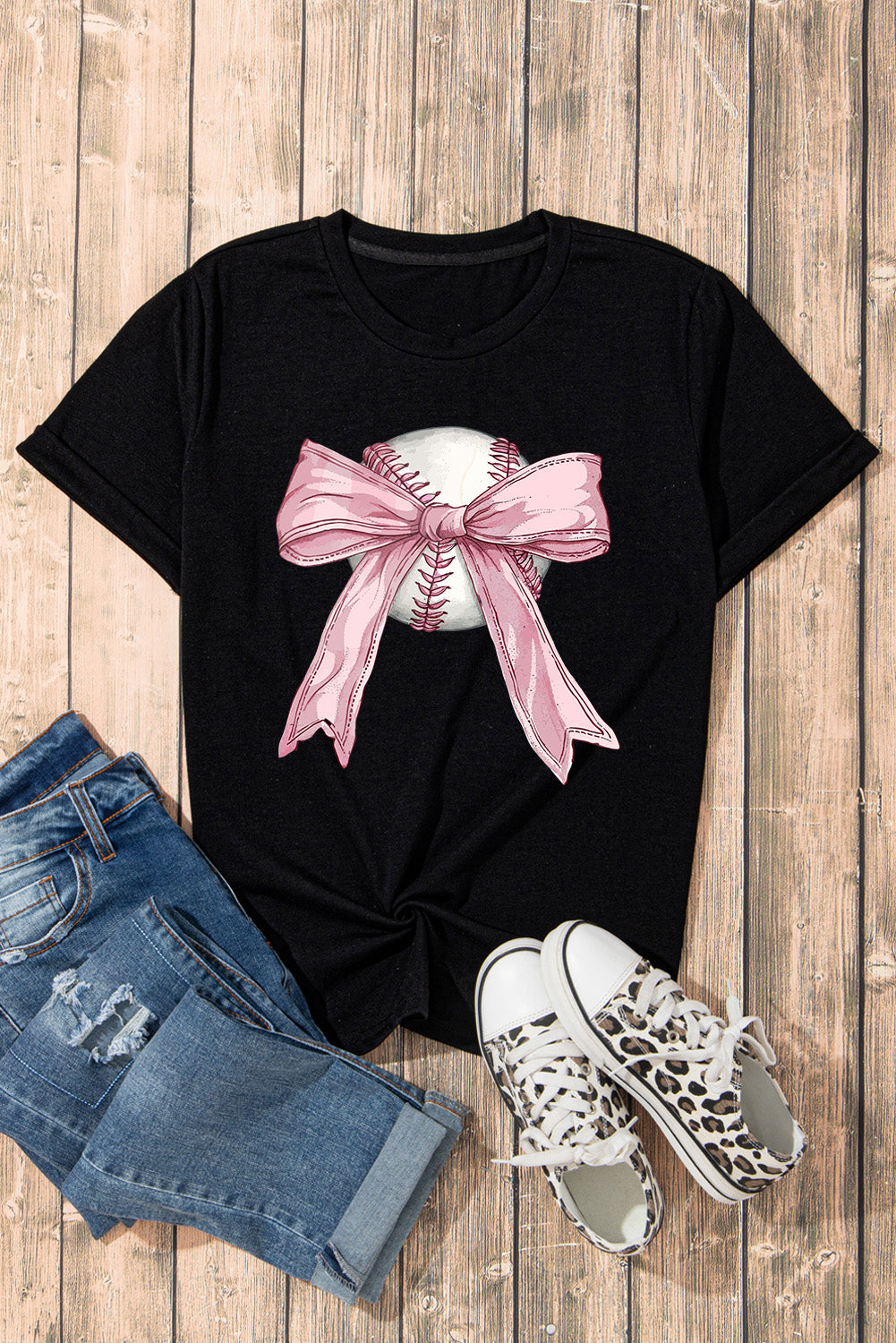 Girly Girl Baseball Bow Shirt