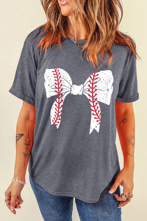 Baseball Babe Bow Shirt