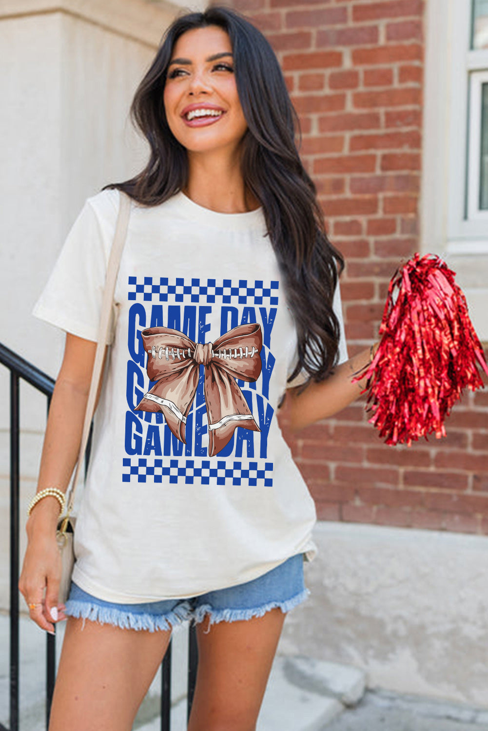 Bowknot GAME DAY Graphic Tee