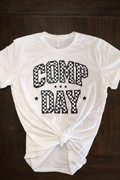 Adult Comp Day Checkerboard Graphic Tee