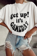 GAME DAY Half Sleeve Oversize T Shirt