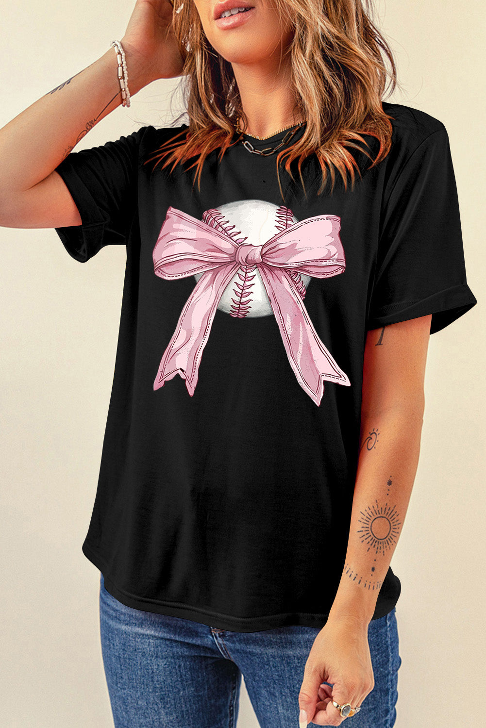 Girly Girl Baseball Bow Shirt