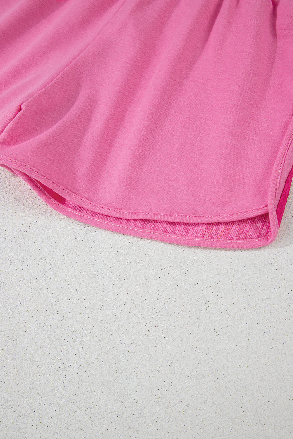 Bonbon Stripes Elastic High Waist Active Shorts