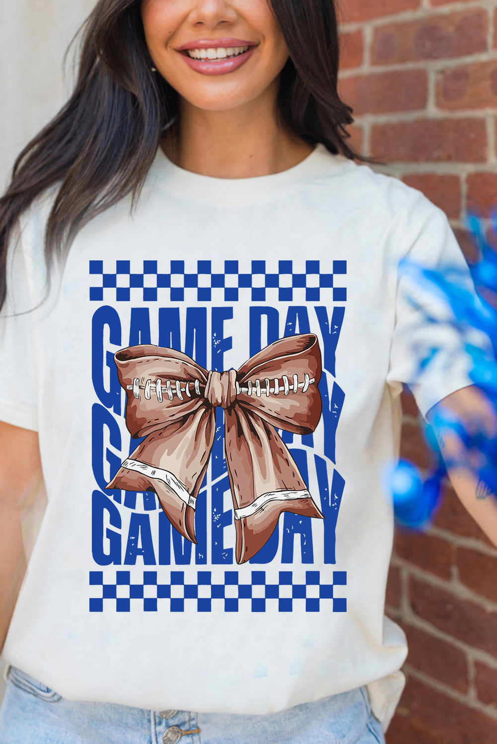 Bowknot GAME DAY Graphic Tee