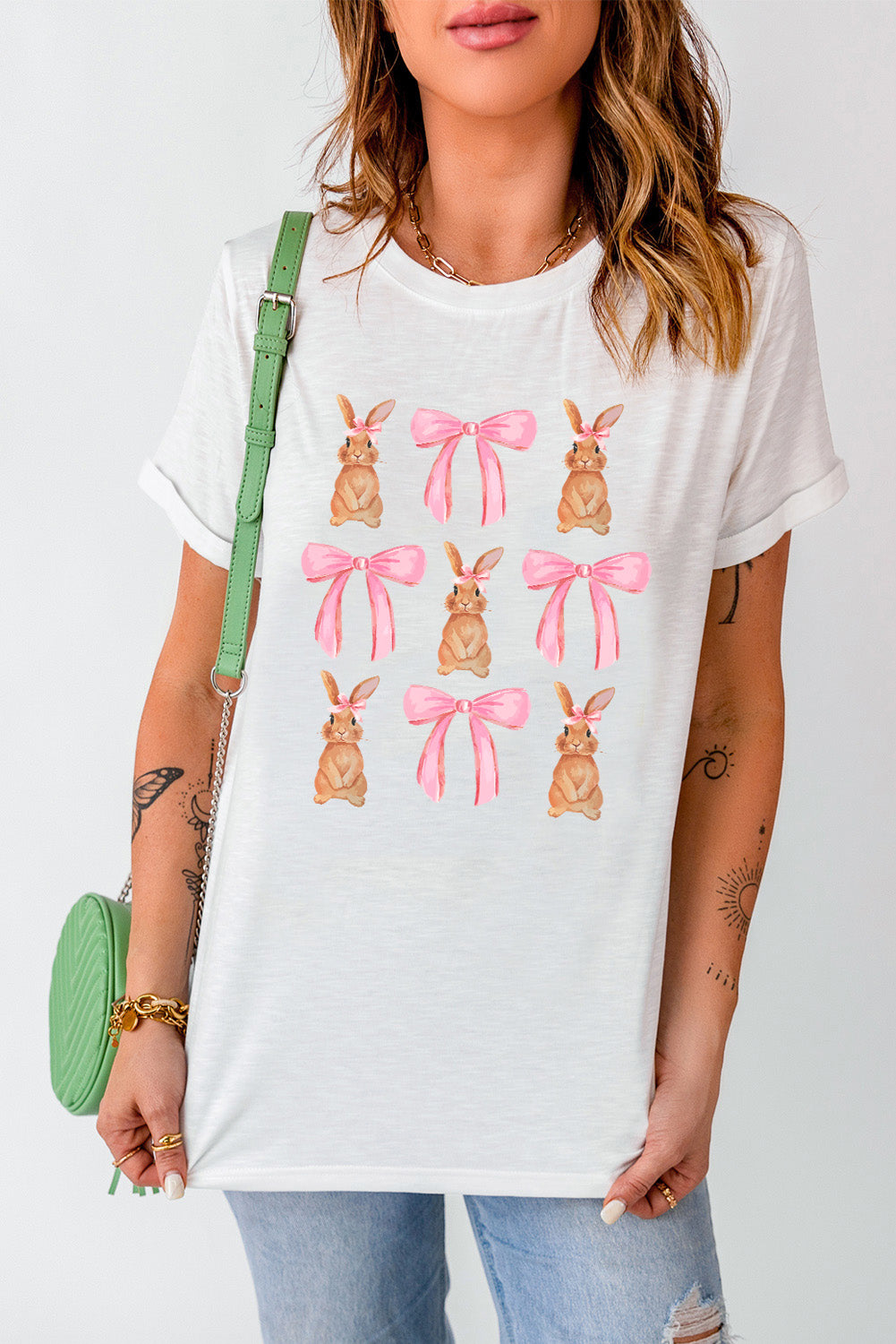 Rabbit Bow Tee 🎀